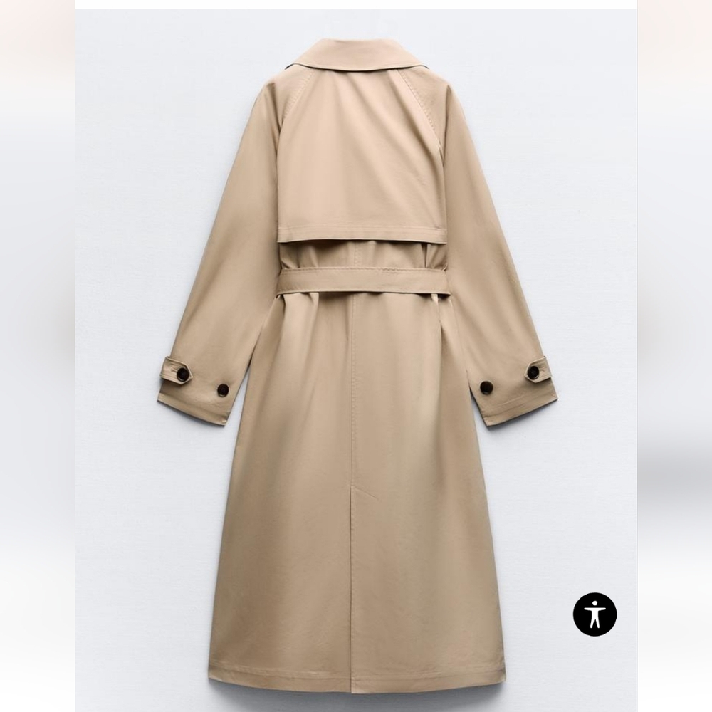 ❌️SOLD❌️CLASSIC BELTED TOPCOAT SIZE M - Picture 6 of 9